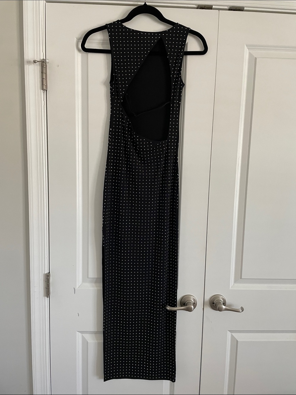 Zara Rhinestone Polyamide Dress - Picture 7 of 9